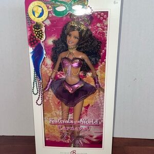 Carnaval Barbie 2005 Festivals of the World Pink Label NRFB Mint Condition